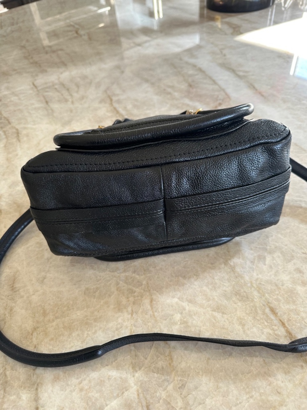 Chloe Small Paraty Black Leather Satchel - Picture 5 of 13